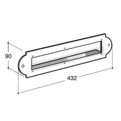 Silmec-Cornice 650 beépítő keret