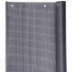 Polyrattan erkély takaró, ANTRACIT, 0,9 X 3m,  800g/m2