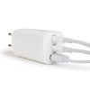 Hálózati Adapter USB + Type-C PD45W gyorstöltéssel - fehér