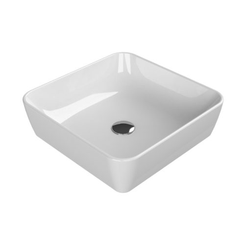 CeraStyle - Top Counter pultra ültethető porcelán mosdó - ONE -  - 46 x 46 cm