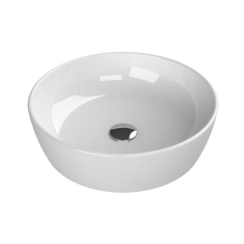 CeraStyle ONE - PULTRA ültethető - Top Counter - porcelán mosdó - O - Ø 46 cm