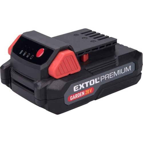 EXTOL PREMIUM tartalék akku Garden20V, 20V, 2000mAh