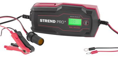 Strend Pro töltő BD02-Z10.0A-P1, 160 W, 2 A/10 A, 6 V/12 V, IP 65, LCD, na autó akkumulátor töltő