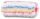 Festőhenger CLASSIC Rainbow, szivárvány színű, 180 mm, homlokzathoz, 48/8 mm