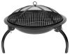 Tűzrakóhely Strend Pro Homefire, BBQ, faszén grill grillráccsal, fém, kerek, 545 x 400 mm