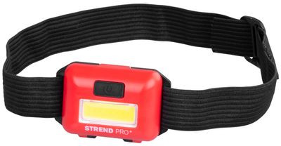 Strend Pro Headlight H955 fejlámpa, COB, színes, 3x AAA, többszínű