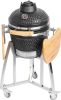 Strend Pro Kamado Egg 16” grill, 33,50 cm átmérő, grill magasság 73 cm, fekete, 40 x 57 x 97,50 cm