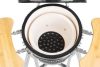 Strend Pro Kamado Egg 16” grill, 33,50 cm átmérő, grill magasság 73 cm, fekete, 40 x 57 x 97,50 cm