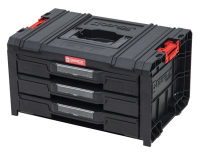 Láda QBRICK® System PRO Toolbox Drawer 3 Expert, 3 fiókos rendező