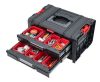 Láda QBRICK® System PRO Toolbox Drawer 3 Expert, 3 fiókos rendező