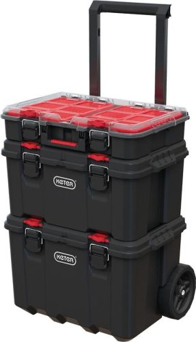 Sada boxov Keter® 250927 Stack'n'roll mobilný systém, 525x411x694 mm, na náradie