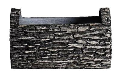 Strend Pro Woodeff cserép, dió, 22 x 35 cm, láda, törzs, fa hatás