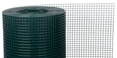 Hegesztett háló, PVC bevonatos, 500/10x10/0,8 mm - 10m