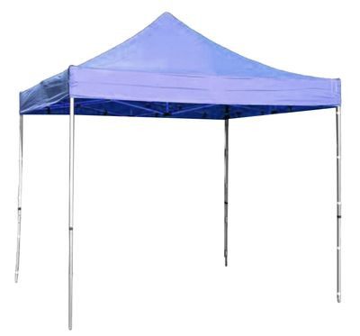 FESTIVAL 45 kerti sátor, 3 x 4,5 m, kék, profi, UV ellenálló ponyva, oldalfalak nélkül
