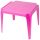TAVOLO BABY Pink gyerekasztal, rózsaszín, 55 x 50 x 44 cm