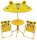 Szett LEQ MELISENDA Tigrisek, tigris, napernyő 105 cm, asztal 50 cm, 2 szék, gyermek