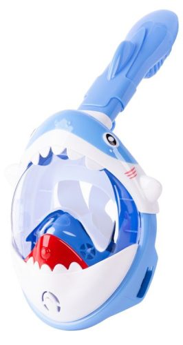 Shark, teljes arc gyermek búvármaszk 4+, XS, kék