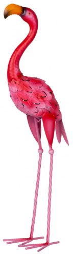 Dekoráció Mecco 8299, Flamingó, 65 cm, pléh