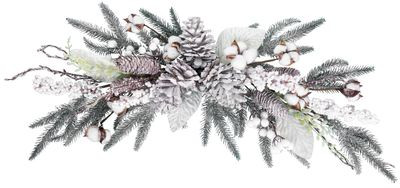 Karácsonyi ikebana, 70 x 25 x 11 cm