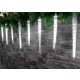 Lánc MagicHome Karácsony Icicle, 352 LED hideg fehér, 16 jégcsappal, vízesés hatással, 230 V, 50 Hz,