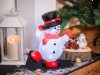MagicHome karácsonyi dekoráció, Hóember, 30 LED hideg fehér, akril, IP 44, kültér 22 x 14 x 30 cm